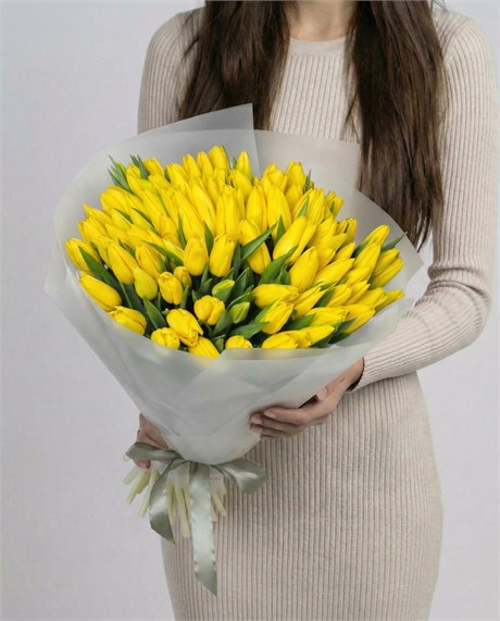 101 Желтый тюльпан 8773303