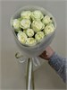 Белые розы Кения 40см в пленке (11шт) 503 в Туле