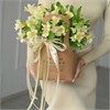 Белая альстромерия в сумочке (9 шт) 785457458 в Туле