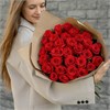 Красные розы в упаковке Туман (31шт) 642 в Туле