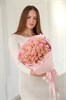 Розовая роза Кения 40см в пленке (31шт) 823 в Туле